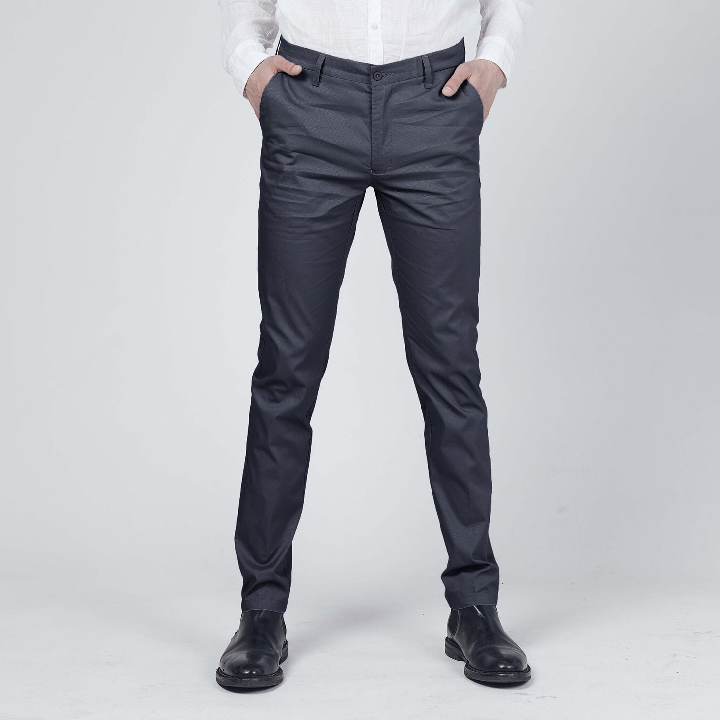 Men's S/S jacquard casual business pants