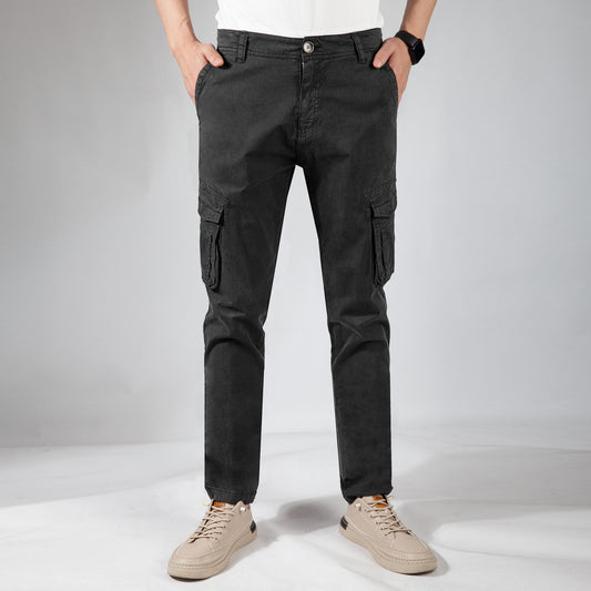 Men's cotton spring/summer workwear casual pants