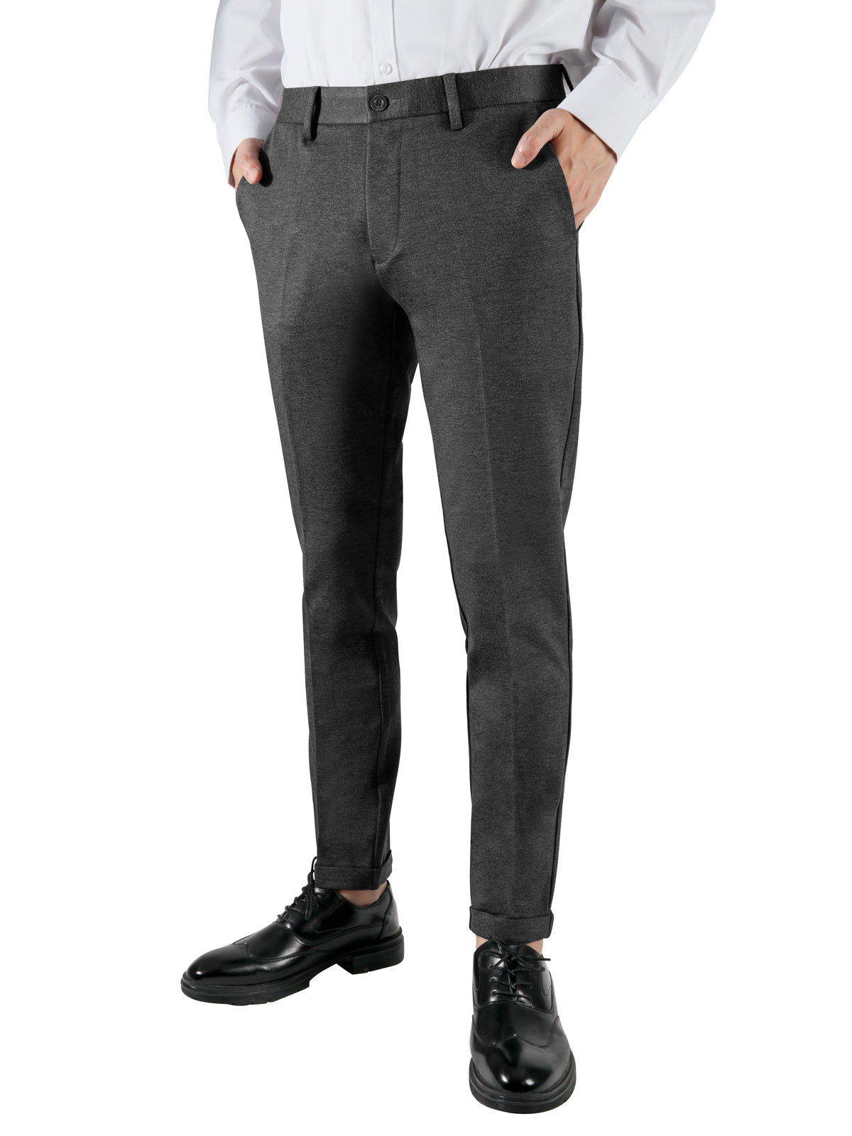 Men's spring summer elegant suit pants