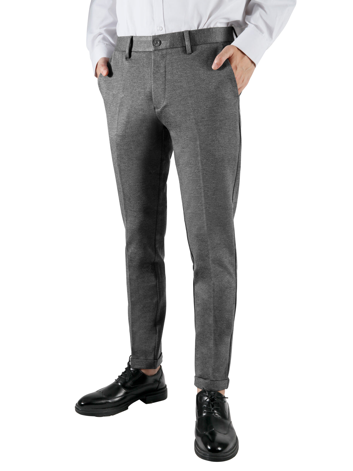 Men's spring summer elegant suit pants