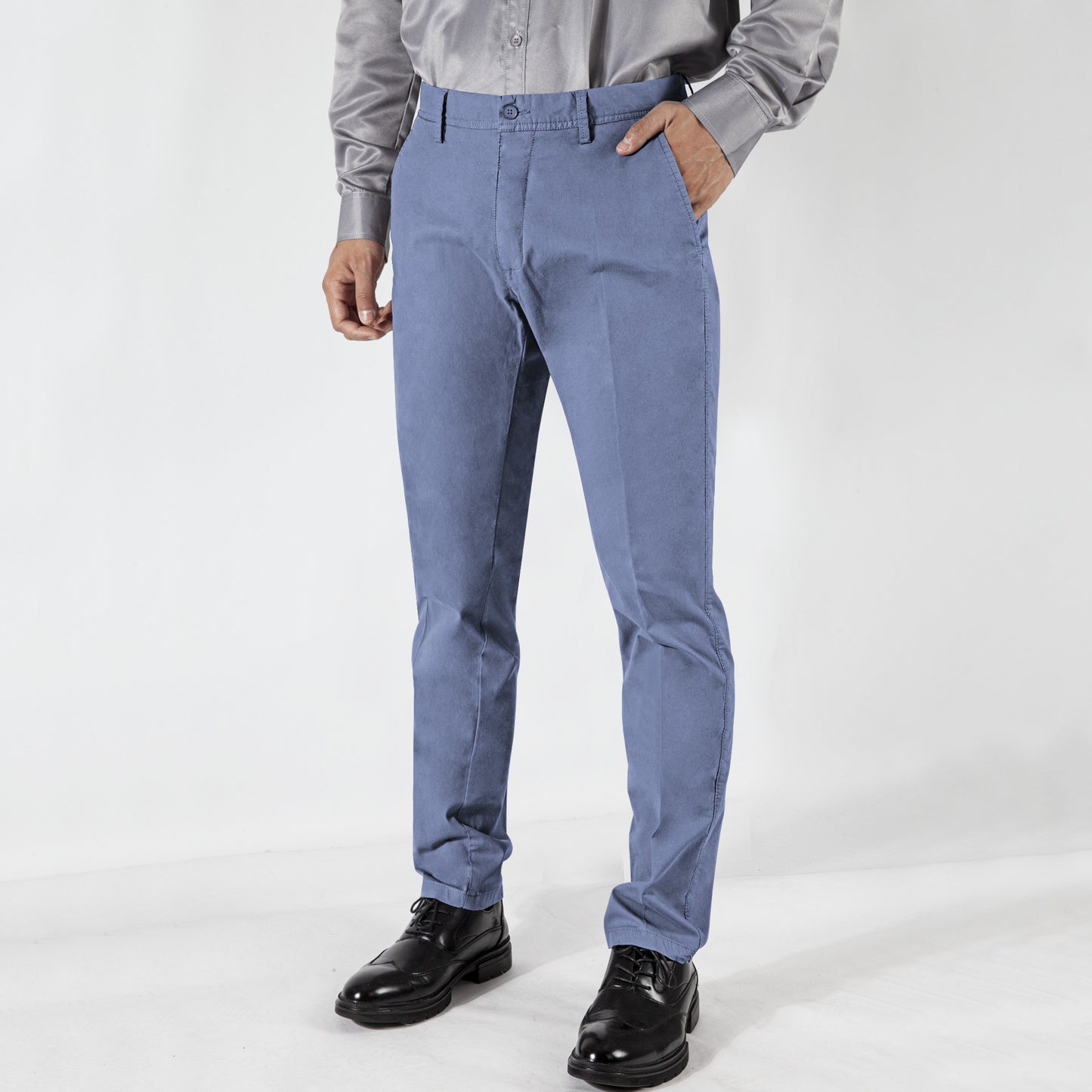 Men's cotton spring/summer business suit pants