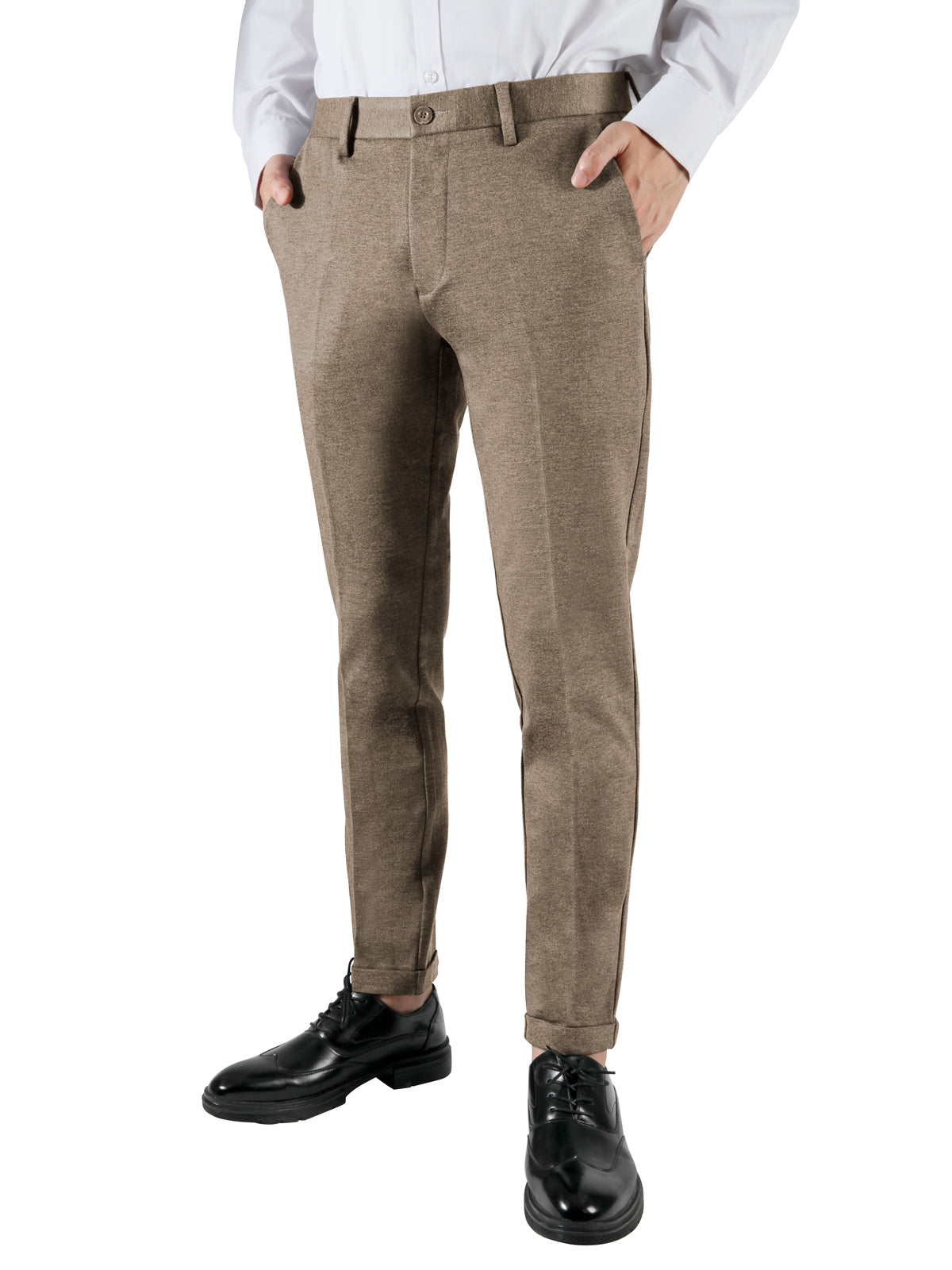 Men's spring summer elegant suit pants