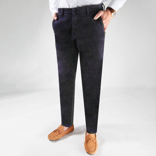 Men's corduroy autumn and winter casual pants