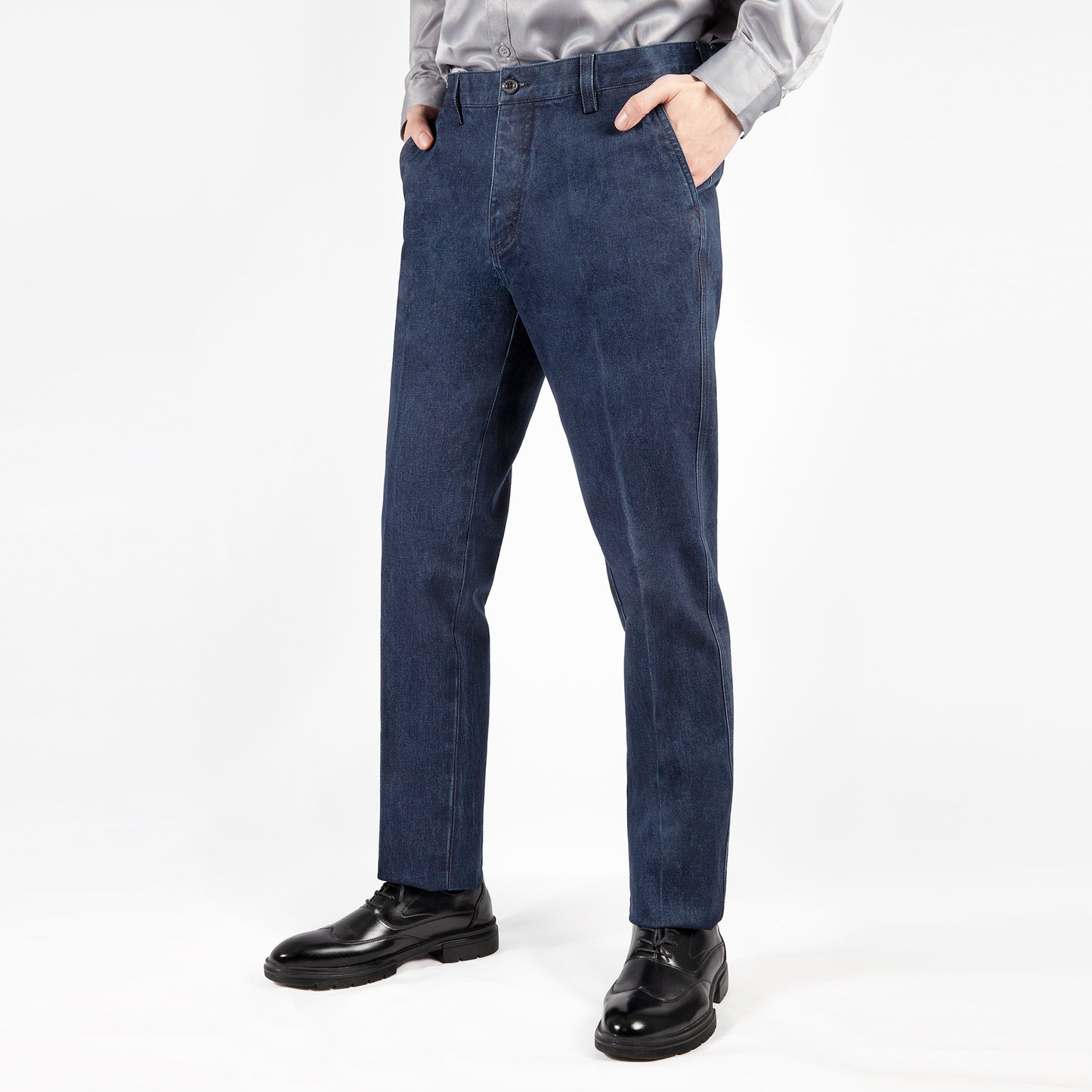 Men's A/W five pockets Denim Suit Pants