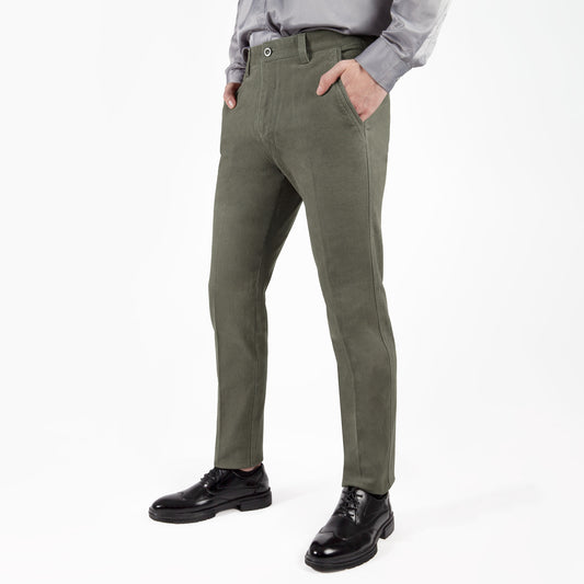 Men's A/W Cotton Casual Suit Pants