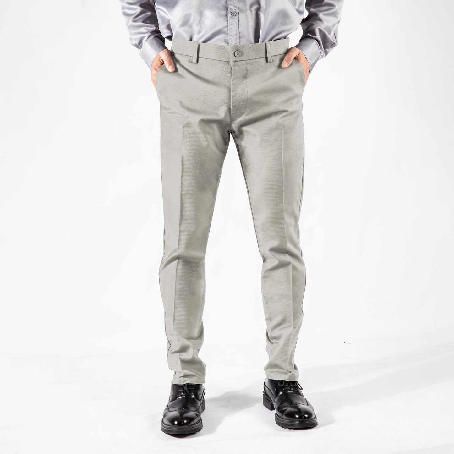 Men's cotton business suit pants