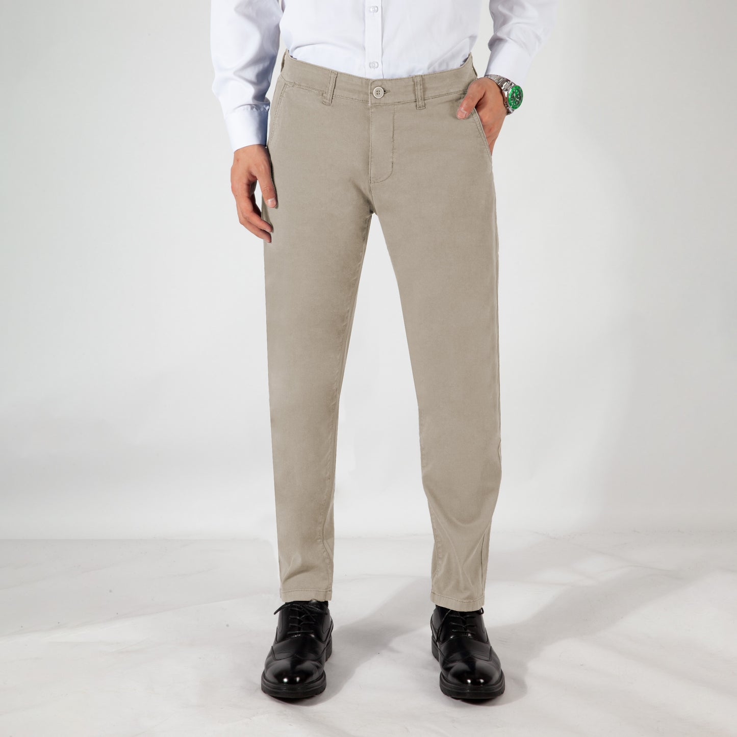 Men's cotton spring/summer business casual pants