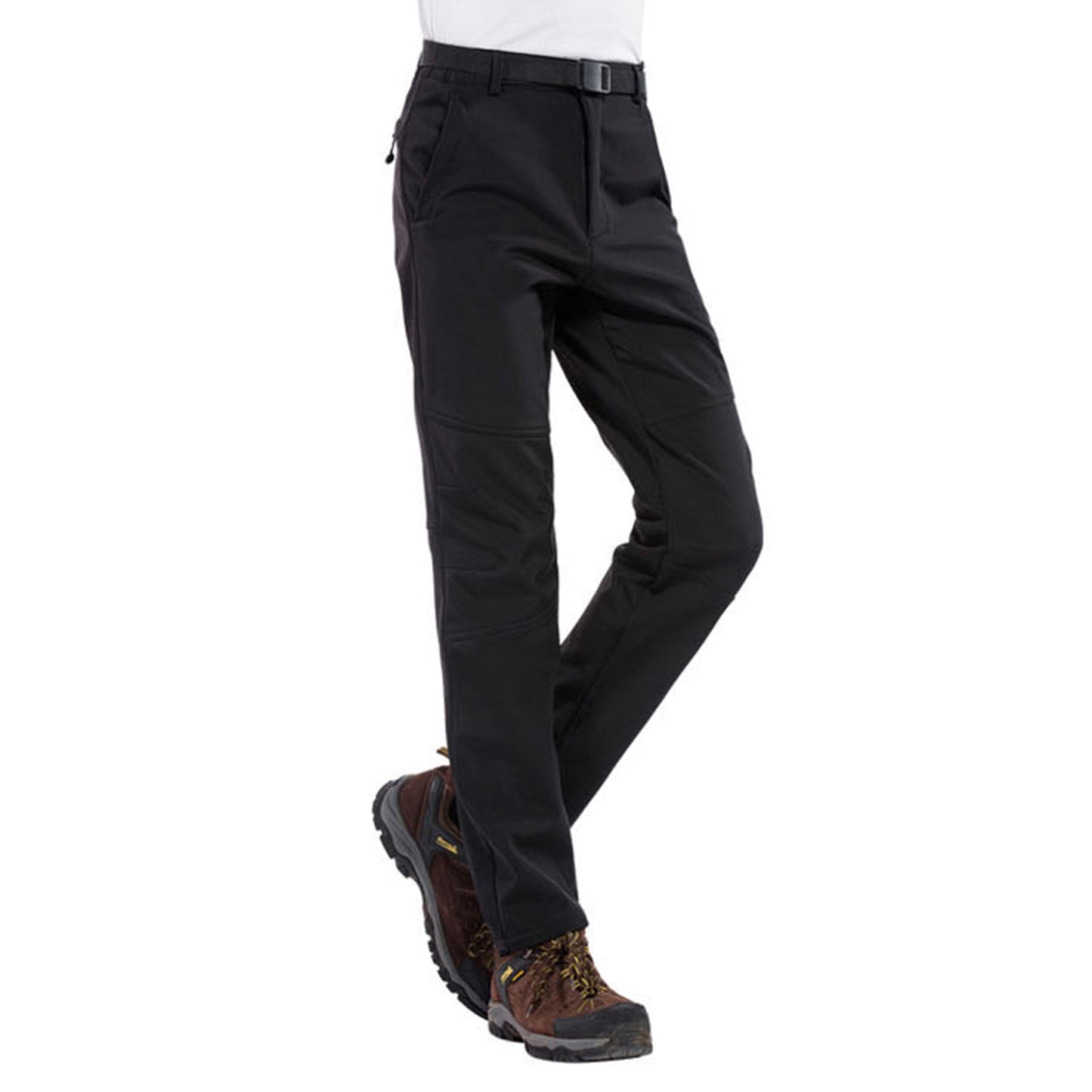 Men's fleece breathable, scratch-resistant outdoor waterproof pants