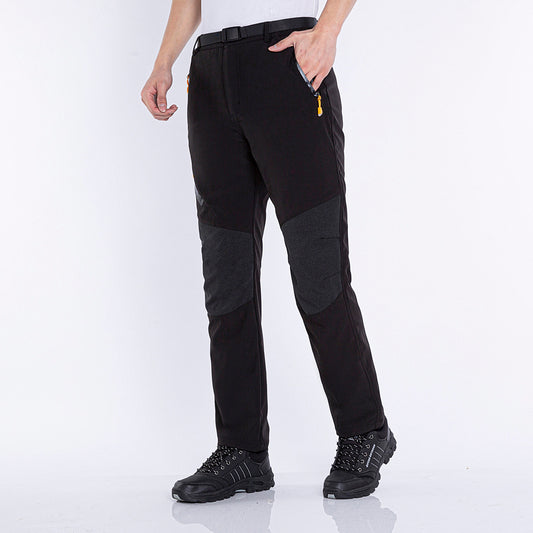 Men's autumn and winter scratch resistant waterproof cold warm and comfortable outdoor waterproof pants