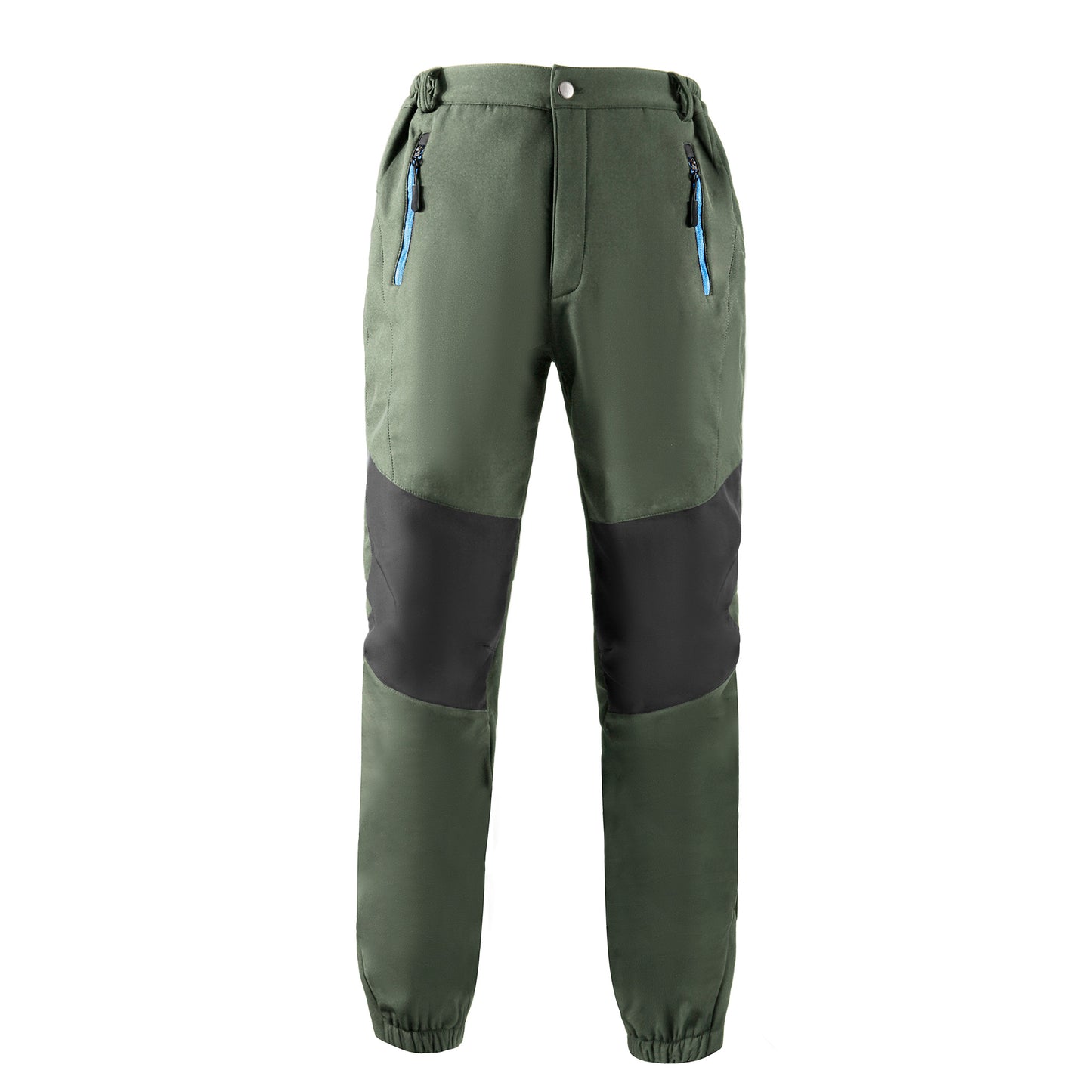 Men's autumn and winter scratch-proof waterproof warm patchwork outdoor waterproof pants