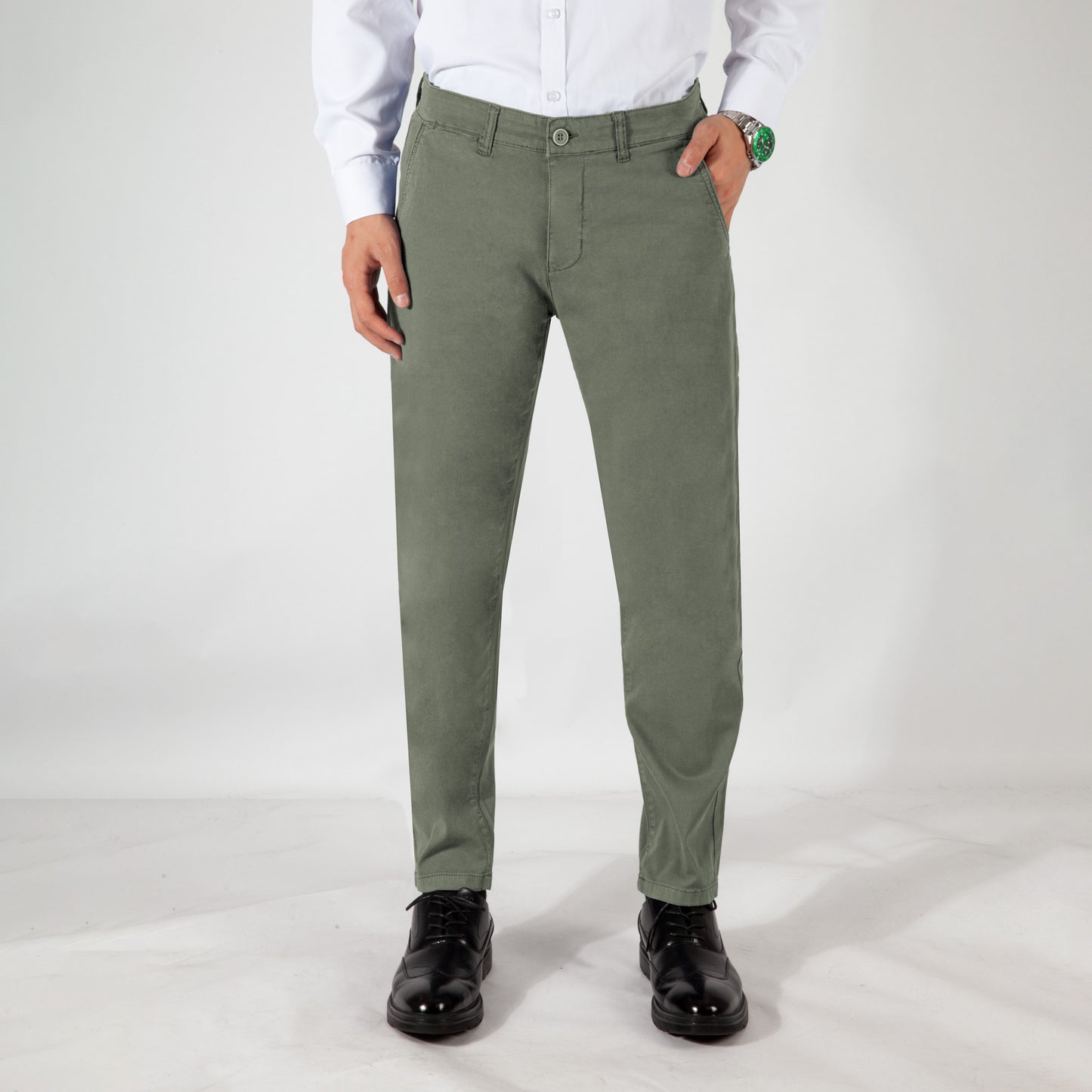 Men's cotton spring/summer business casual pants