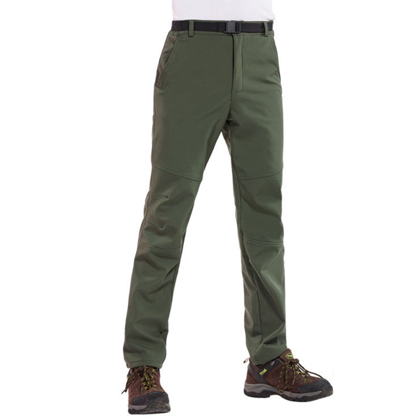 Men's fleece breathable, scratch-resistant outdoor waterproof pants