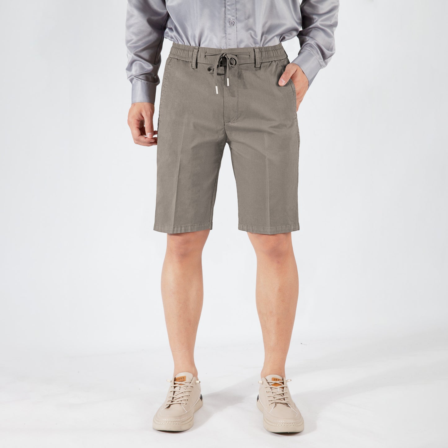 Men's Spring/Summer Drawstring Cotton Casual Shorts