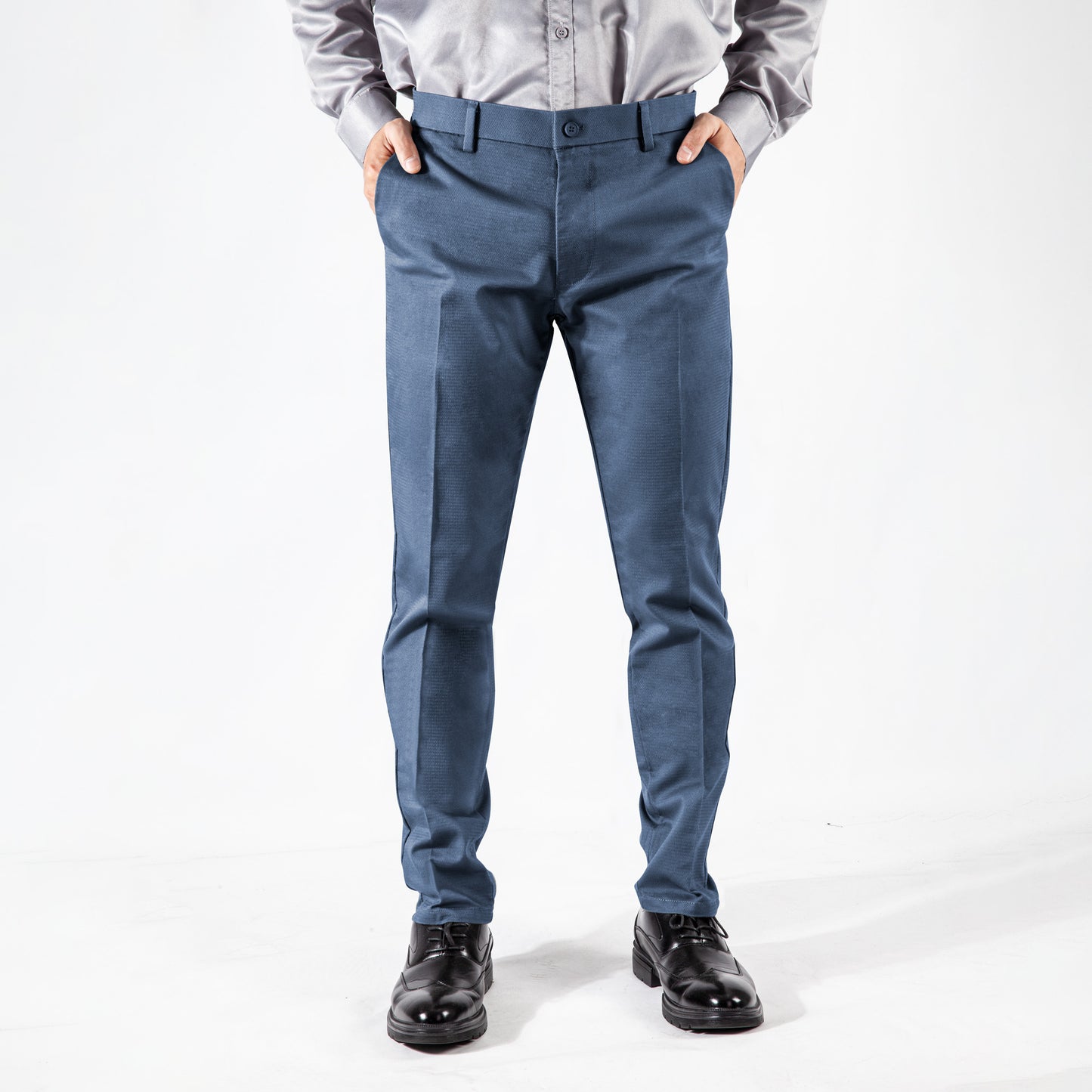 Men's cotton business suit pants