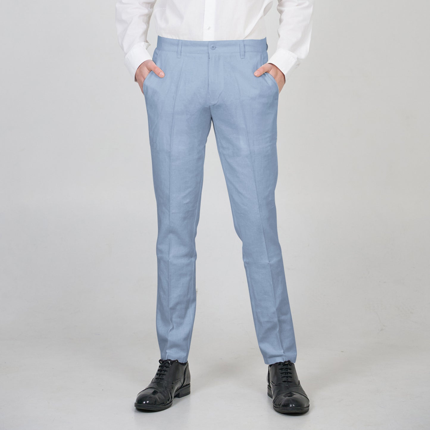 Men's linen spring/summer business suit pants