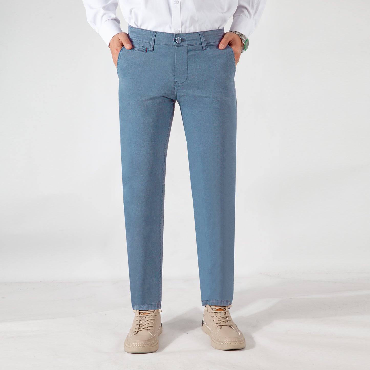 Men's cotton spring/summer business casual pants