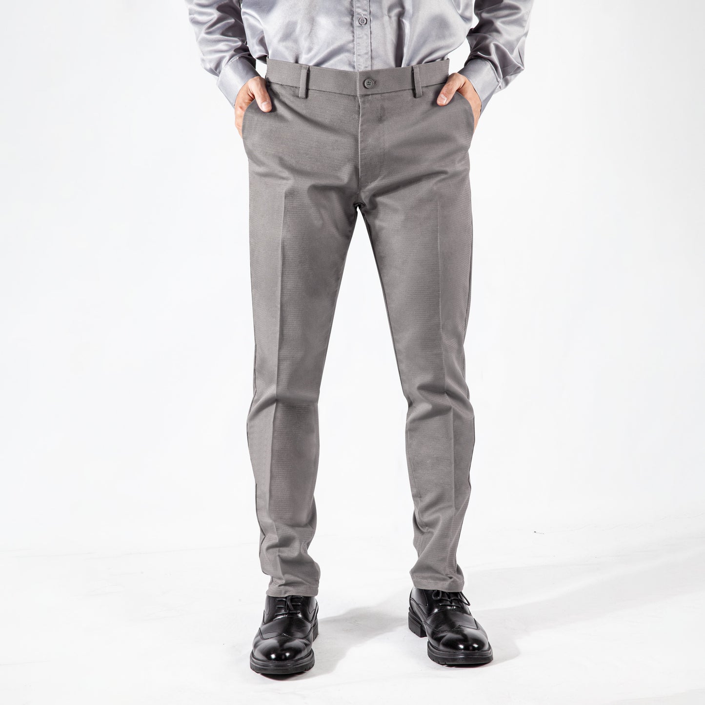 Men's cotton business suit pants