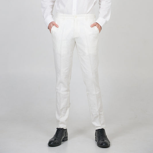 Men's linen spring/summer business suit pants