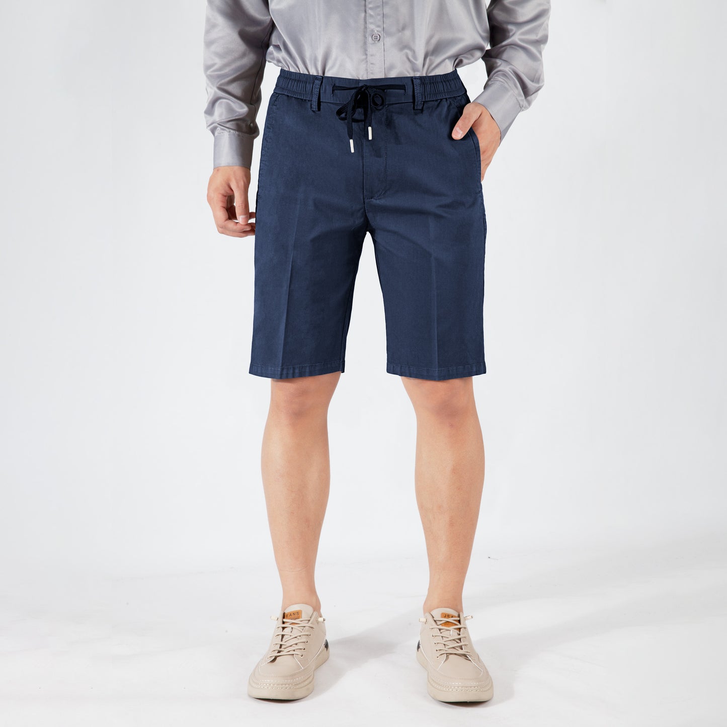 Men's Spring/Summer Drawstring Cotton Casual Shorts