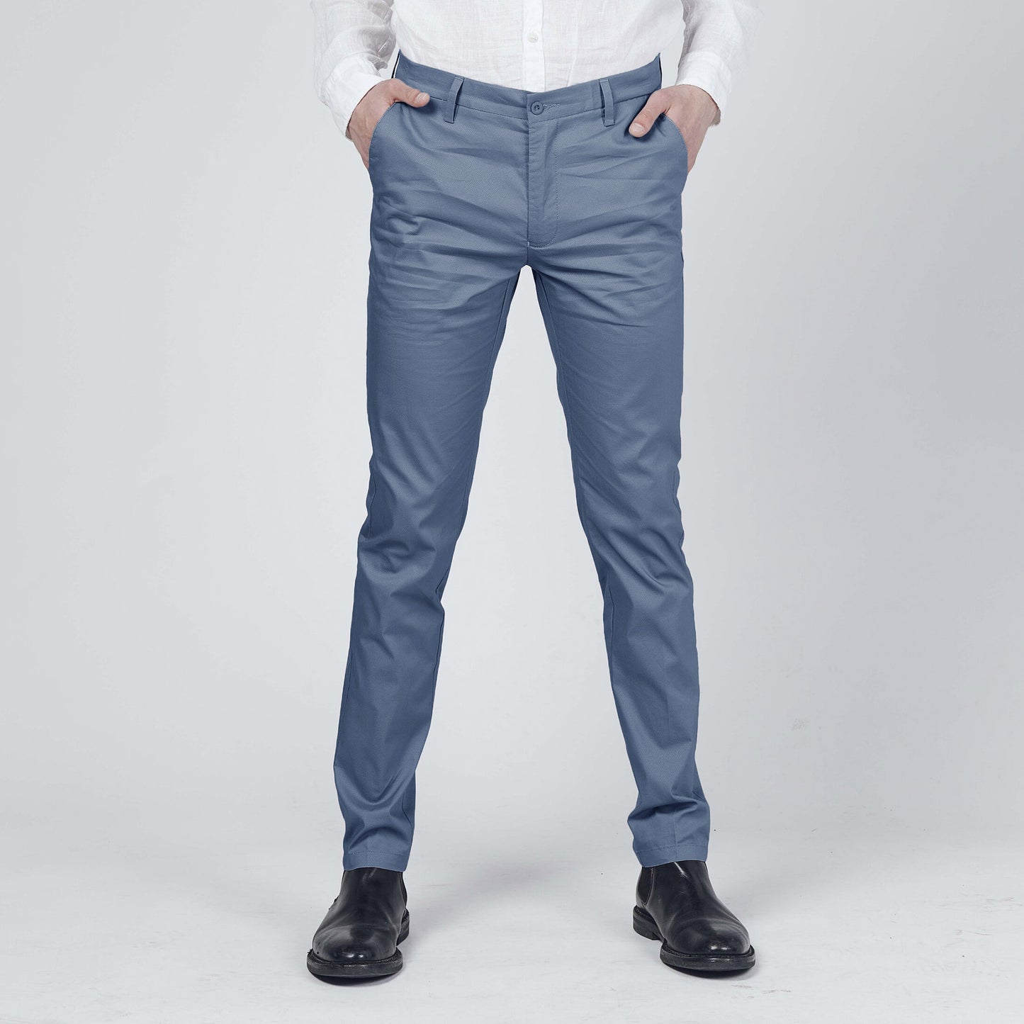 Men's S/S jacquard casual business pants